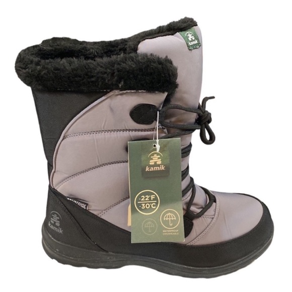 Kamik Winter Faux Fur Lined Waterproof Boots - Picture 7 of 11